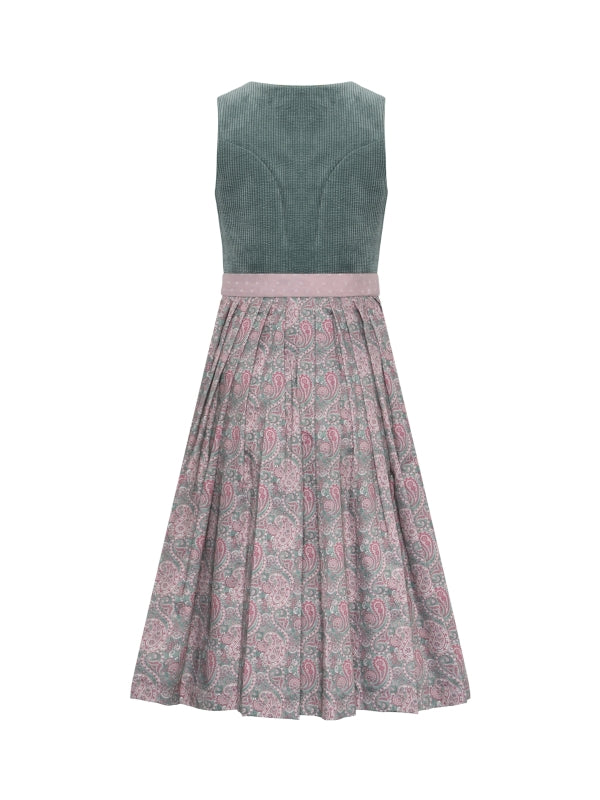 Berwin Long Dirndl 2pcs. 75cm "Lexi" sage (size 36)