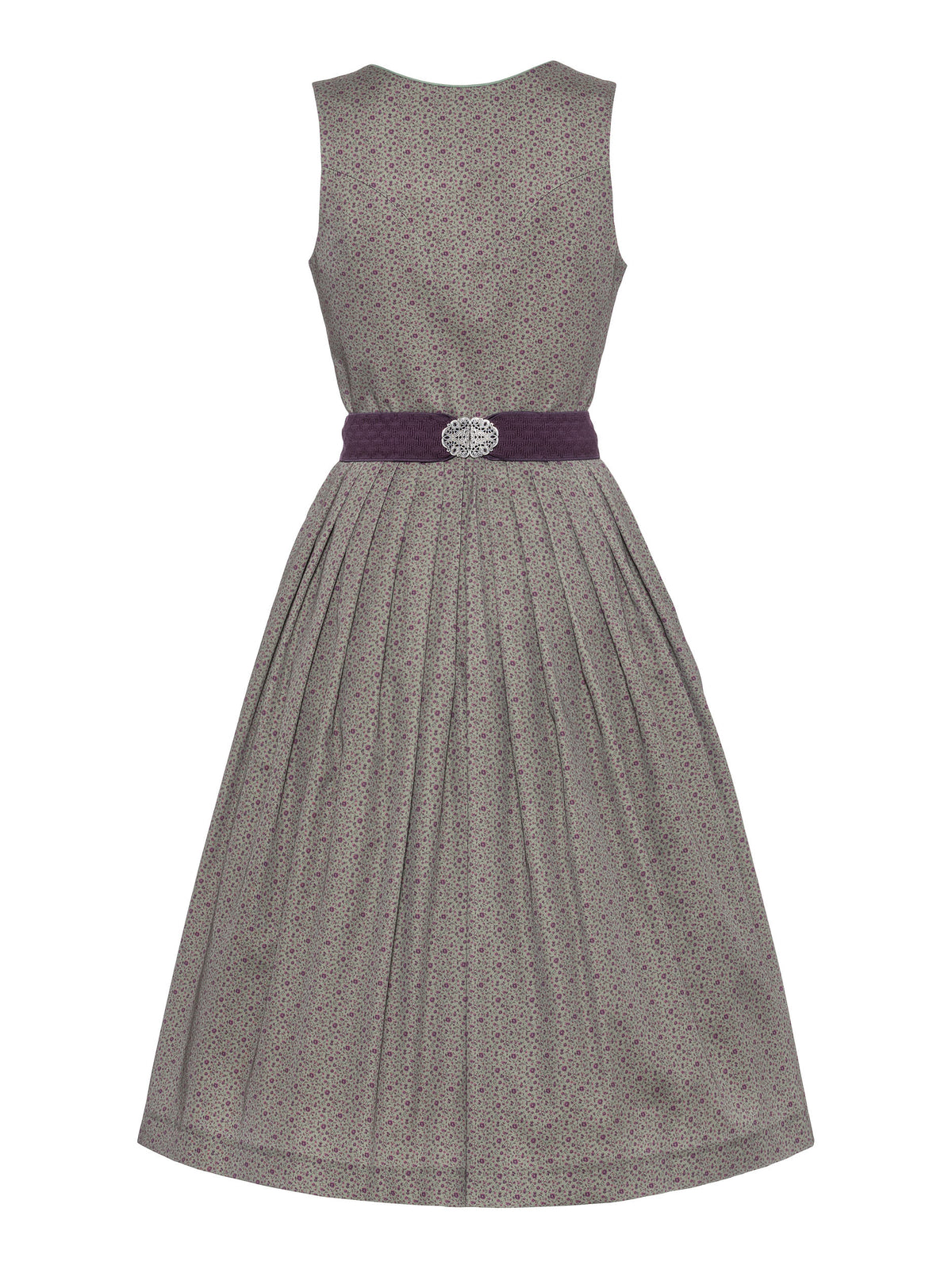 Berwin Long Dirndl 75cm Vroni olive green — back