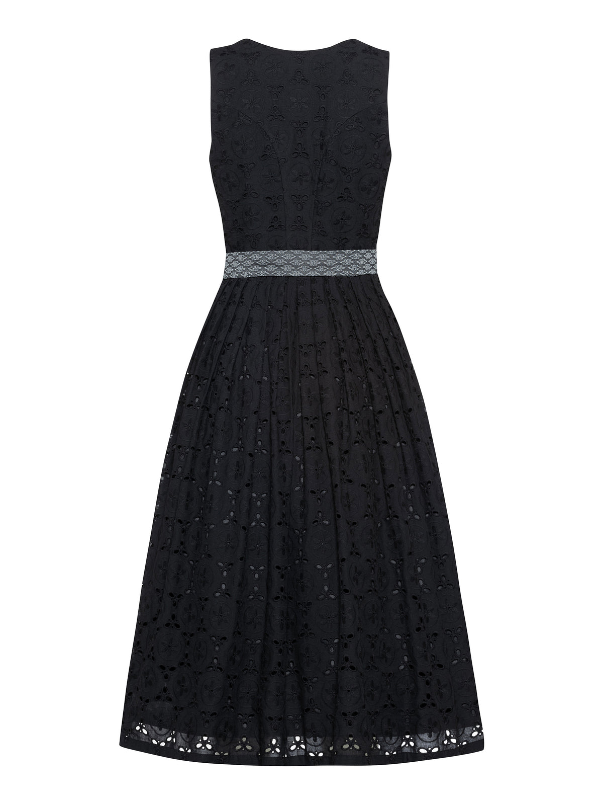 Berwin Maxi Dirndl 80cm Bettina black — back