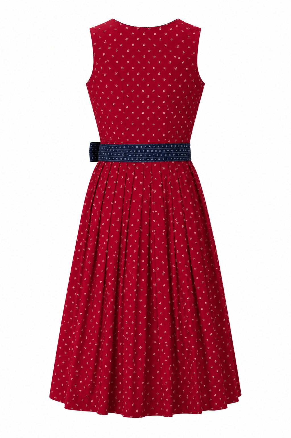 Berwin Long Dirndl 75cm Berta red — back