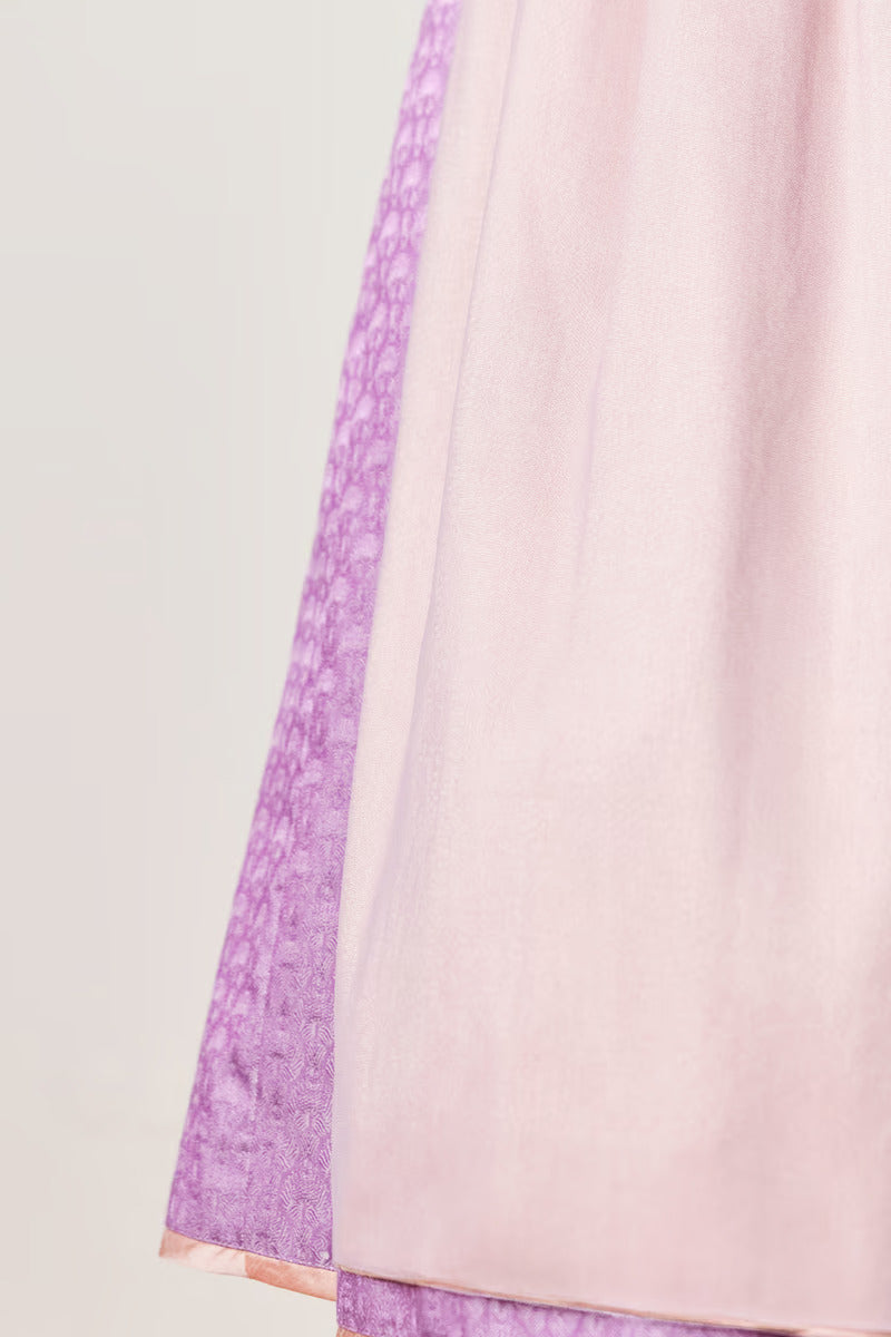 Kruger Midi Dirndl 2pcs. 60cm "Amaya" purple