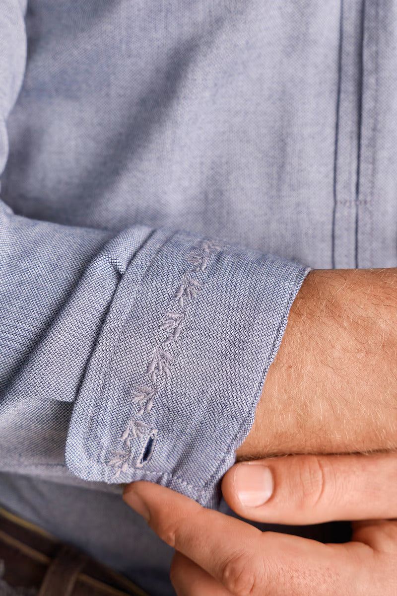 Krueger Traditional Long Sleeve Shirt "Sören" dark gray (M)