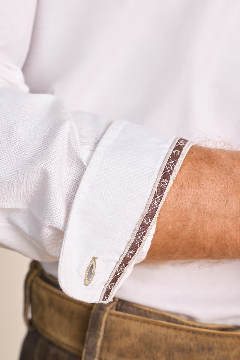 Krueger Traditional Long Sleeve Shirt "Frieder" white