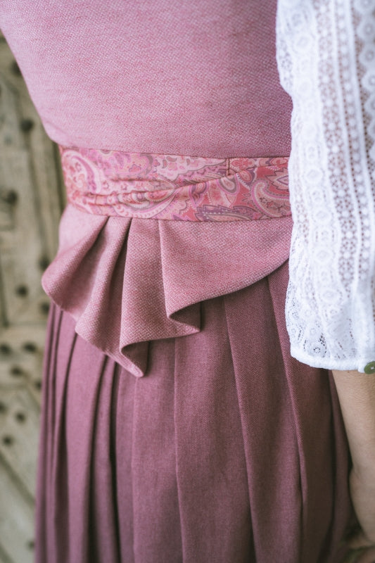 Berwin Long Dirndl 2pcs. 70cm "Lilli" pink