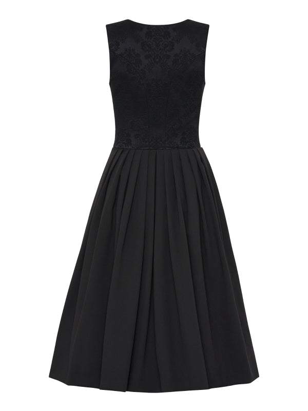 Berwin Long Dirndl 1 pc. 70cm "Ruby" black