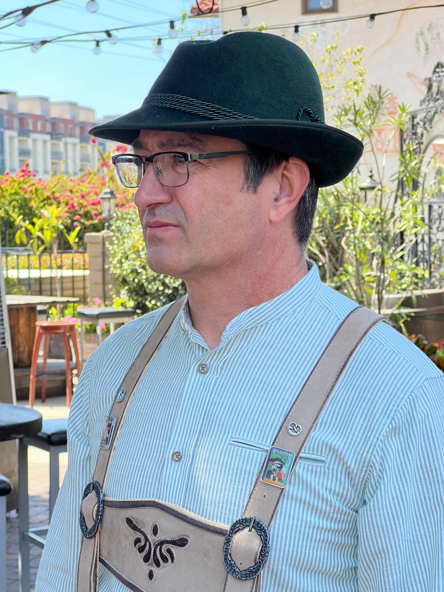 Men's Lederhosen "TradKraft" H-Straps tan (sizes 60)