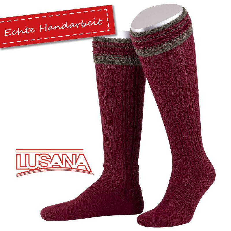 Lusana Traditional - Men's Knee-high with tendril and cuff (special order)