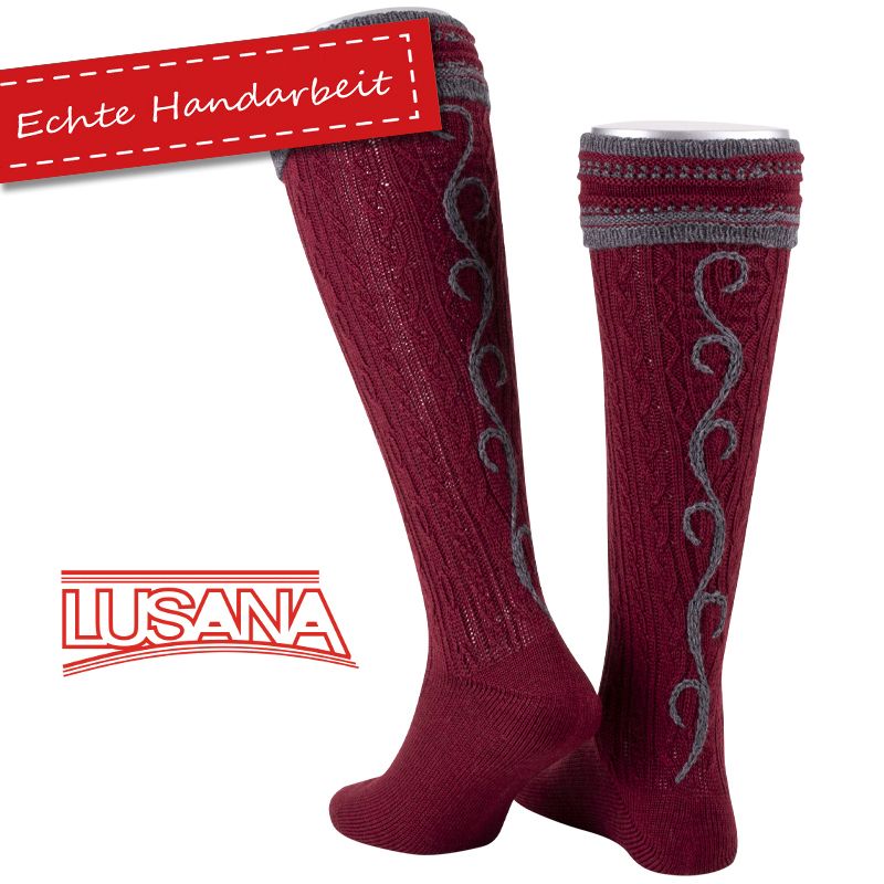 Lusana Traditional - Men's Knee-high with tendril and cuff (special order)