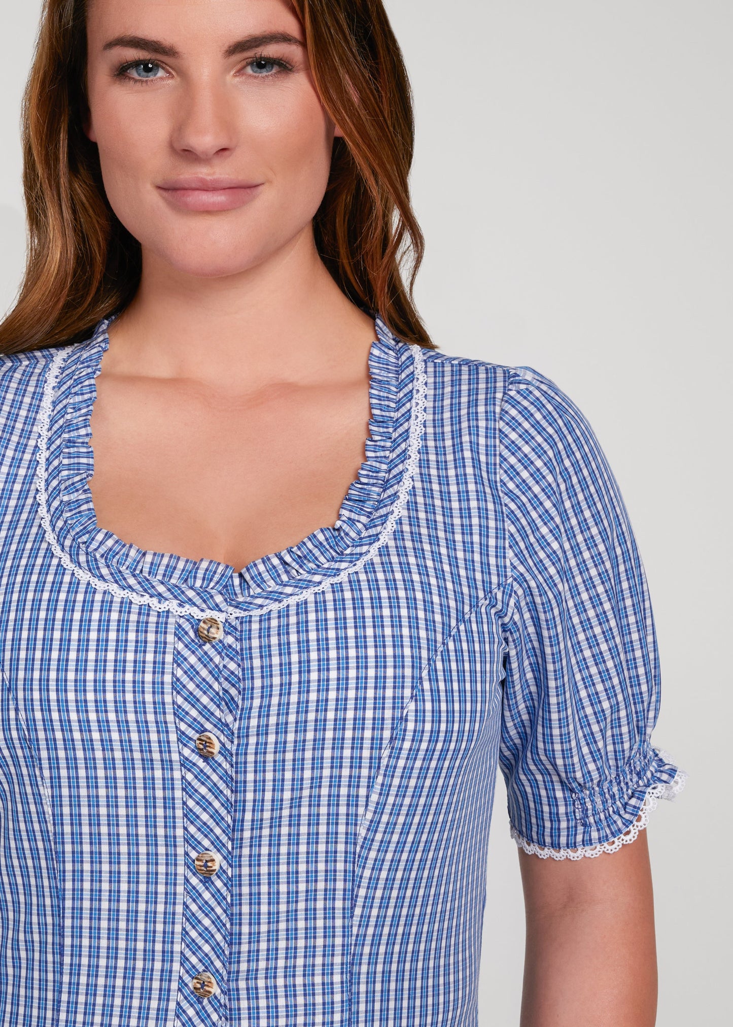 Spieth & Wensky Trachten Bodice “Neumühl” blue
