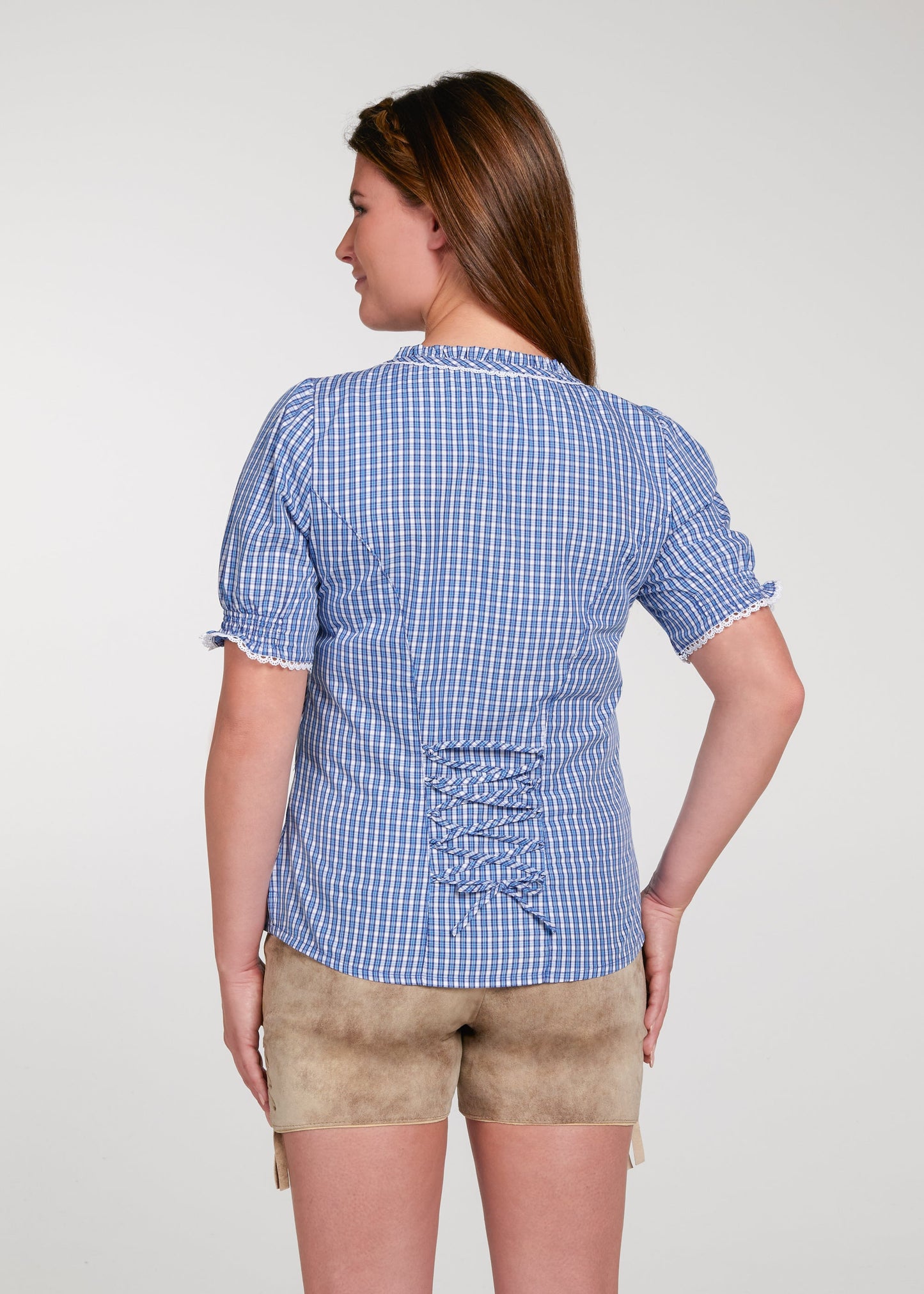 Spieth & Wensky Trachten Bodice “Neumühl” blue