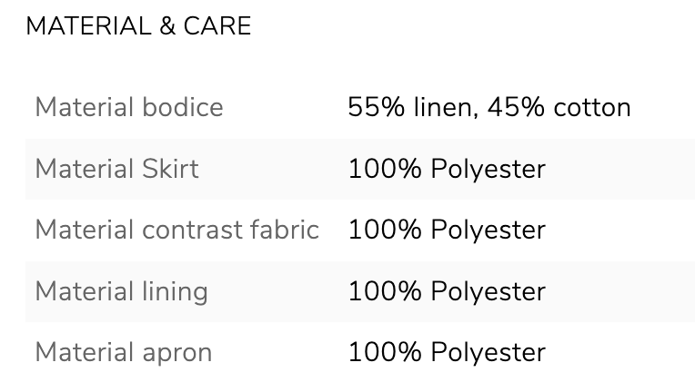 Kruger Midi Dirndl 2pcs. 60cm "Marielle" red (40,46)