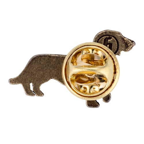 Dachshund antique brass