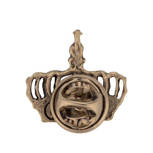 Crown antique brass