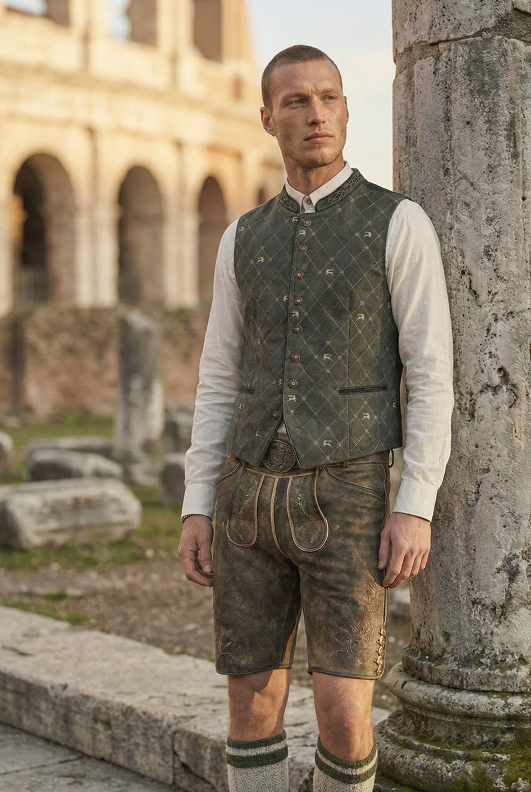 OS Trachten Men's Vest