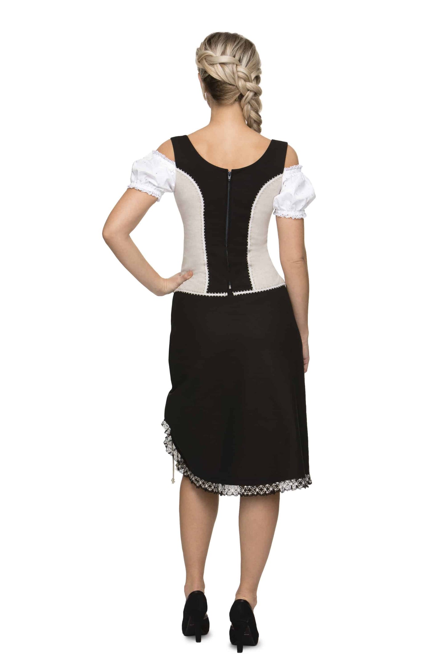 Stockerpoint Country Style Skirt Talissa Black (size 34)