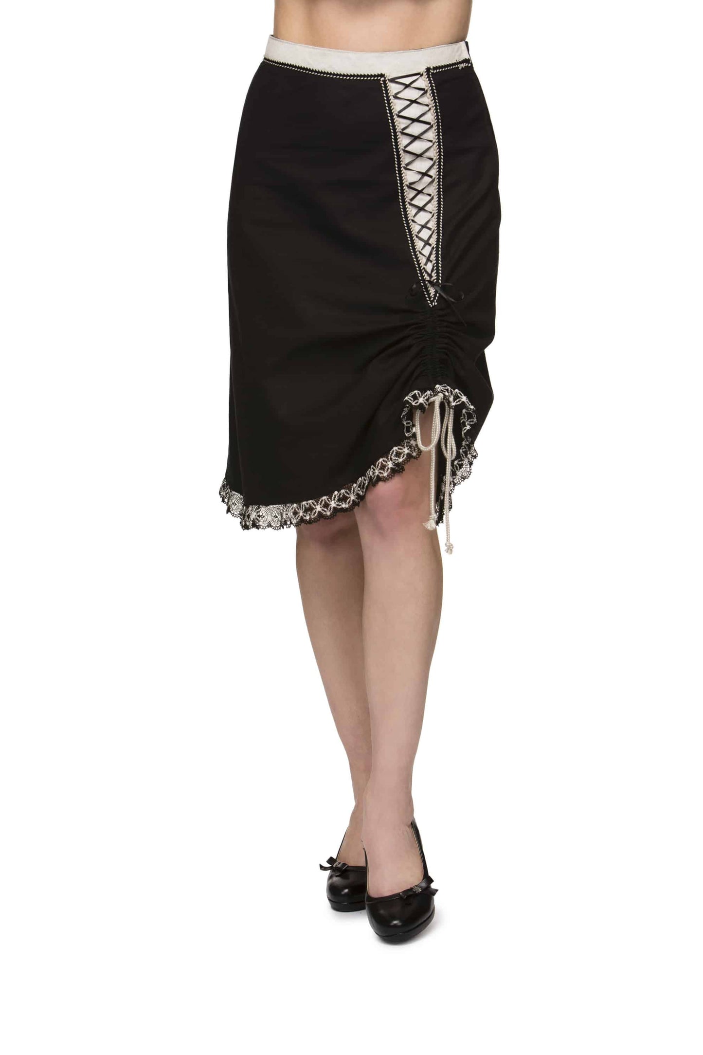 Stockerpoint Country Style Skirt Talissa Black (size 34)