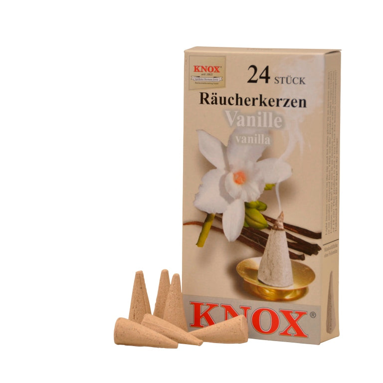 Vanilla Incense Cone (24 pack) medium size