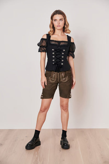 Kruger Traditional Bodice "Moonnight" black (44,46)
