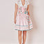 Kruger Mini Dirndl 2pcs. 50cm "Babe" ecru (36)