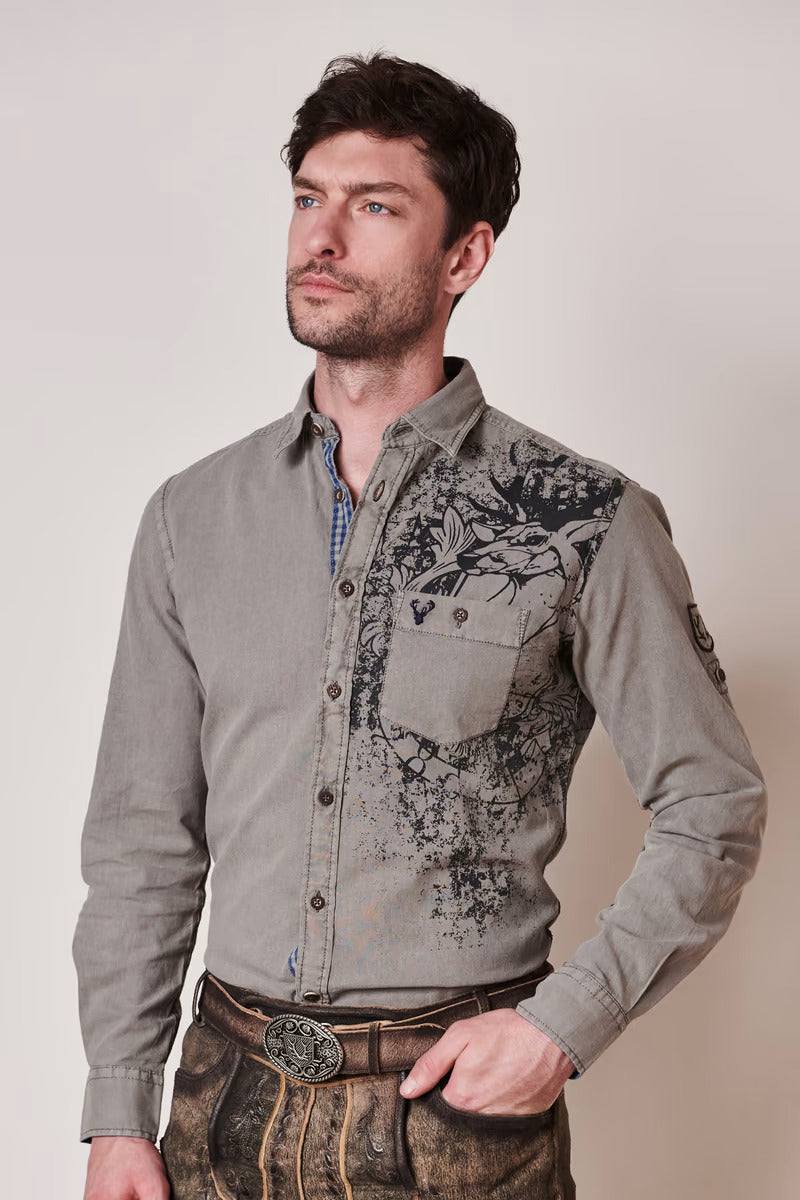 Krueger Traditional Long Sleeve "Paul" grey (discontinued) Small