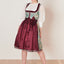 Kruger Midi Dirndl 2pcs. 60cm "Imelda" green