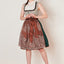 Kruger Midi Dirndl 2pcs. 60 cm "ASTERIA" green (low stock)
