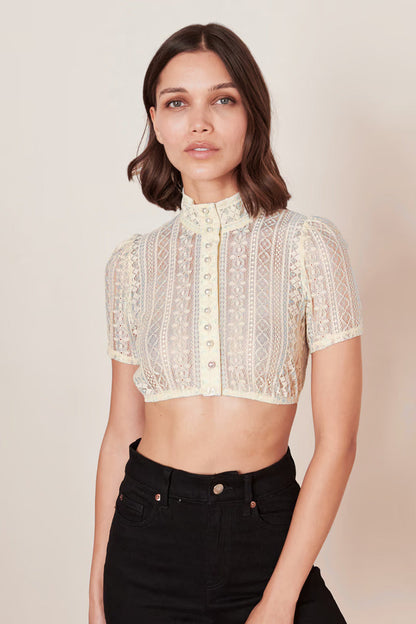 Kruger Dirndl Blouse "Kali" ecru (size 44)