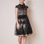 Kruger Midi Dirndl 2pcs. 60cm "Loreen" black
