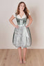 Kruger Midi Dirndl 2pcs. 60cm "Hira" green