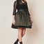 Kruger Midi Dirndl 2pcs. 50cm "Adalyn" black