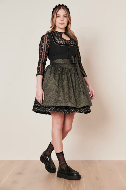 Kruger Adalyn Mini Dirndl, Black — 50cm 2pc Set