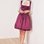 Kruger Mini Dirndl 2pcs. 50cm "Alisha" berry