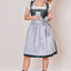 Kruger Midi Dirndl 2pcs. 60cm "RIEKE" green