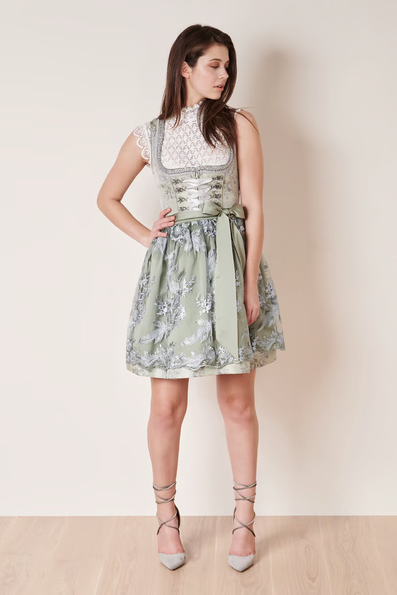Kruger Mini Dirndl 2pc 50cm "Breanna" green
