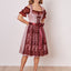 Kruger Mini Dirndl 2pcs. 60cm "Marica" red