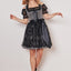 Kruger Mini Dirndl 2pcs. 50cm "Lonie" black (38,40)