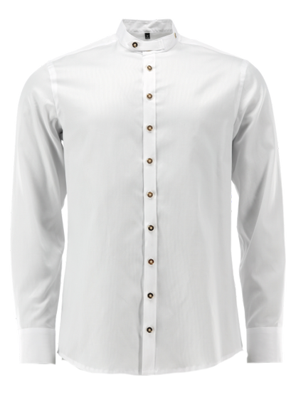 Gipfelstürmer Men's Slim Fit Shirt "Summit" white