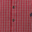 OS Trachten Men's Long Sleeve Slim Fit Shirt "Wald" red