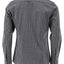 OS Trachten Men's Long Sleeve Slim Fit Shirt "Wald" blue