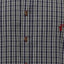 OS Trachten Men's Long Sleeve Slim Fit Shirt "Wald" blue