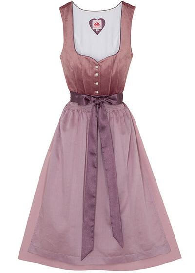 Spieth & Wensky "Dune" Dirndl 2pcs. 70cm Velvet (46,48,50,52) closeout