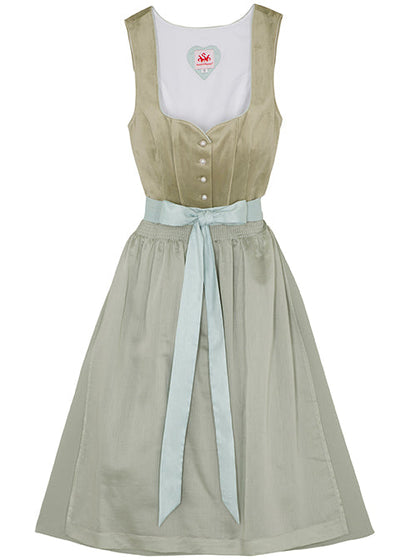 Spieth & Wensky "Dune" Dirndl 2pcs. 70cm Velvet (46,48,50,52) closeout