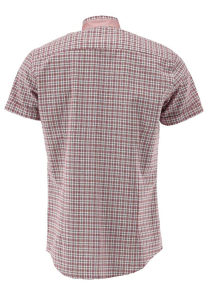 Gipfelstürmer Men's 1/2 Sleeve Slim Fit Shirt "Wiesn" red