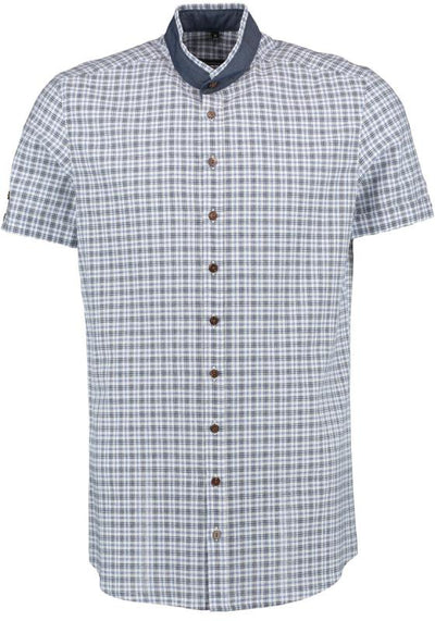 Gipfelstürmer Men's 1/2 Sleeve Slim Fit Shirt "Wiesn" jeans