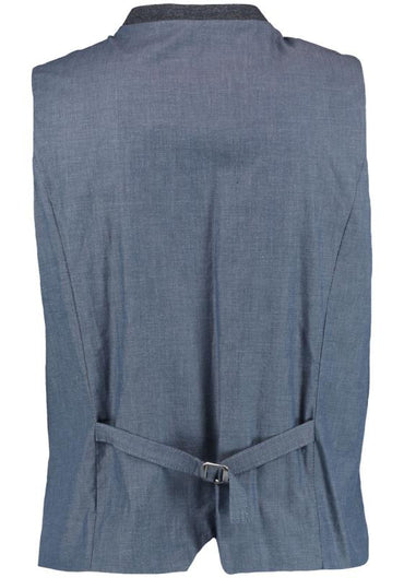 Gipfelstürmer Traditional Vest "Gary" blue