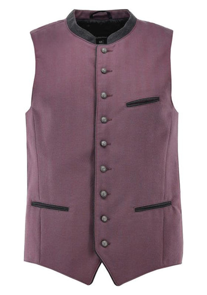 Gipfelstürmer Men's Traditional Vest Ludwig — Red