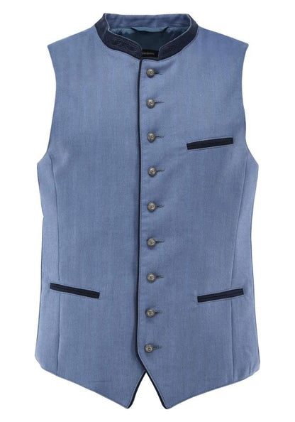 Gipfelstürmer Men's Traditional Vest Ludwig — Marine