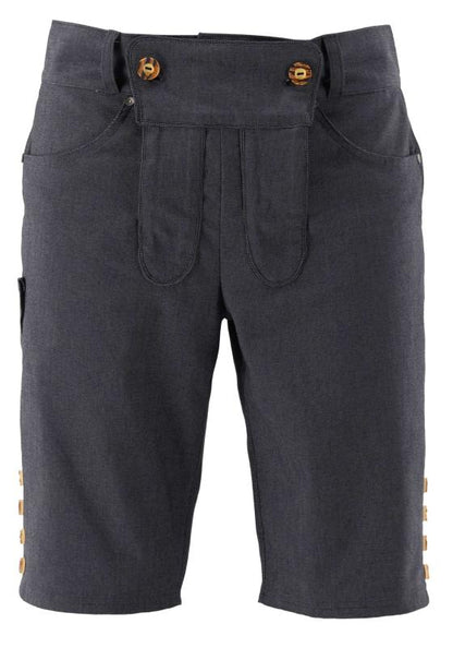 Sepp — Trachten Bermuda Textile Short, Anthracite