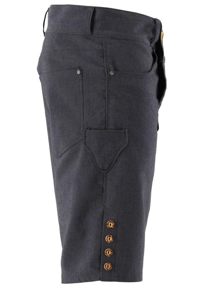 Sepp — Trachten Bermuda Textile Short, Anthracite