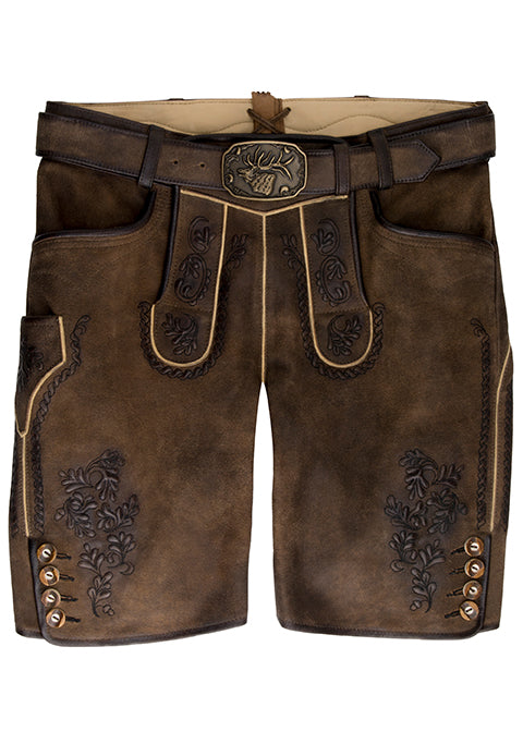 Spieth & Wensky Men's Lederhosen "Efisio" brown (closeout) size 58
